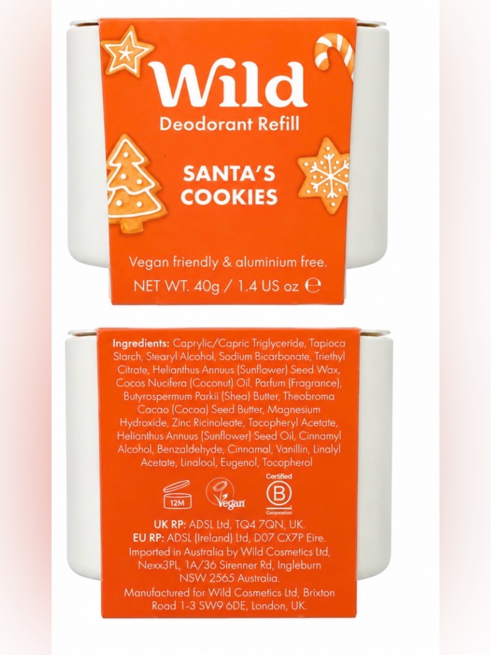 Santa's Cookies Deodorant Refill - Orange